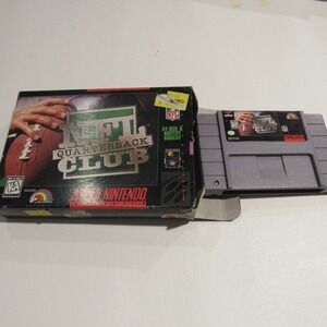 NFL Quarterback Club New Super‎ Nintendo SNES 1994
